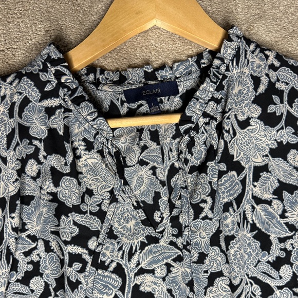 Eclair ballon sleeve top - L - Picture 2 of 5